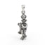 925 silver Gopinathji Maharaj pendant front view