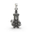925 silver Hari Krishna Maharaj pendant front view