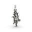 925 silver Ganeshji pendant front view,