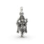925 Silver Ganesha Pendant, Handcrafted God Jewelry with Lotus & Axe, Spiritual Devotion Accessory
