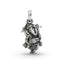 925 Silver Ganesha Pendant with Drum & Staff, Handcrafted Spiritual Jewelry for Devotion and Style