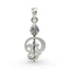 Front view of the 925 silver Murugan Vel pendant, showing the intricate details of Lord Kartikeya's divine spear.