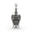 Front view of the 925 Silver Garuda Pendant showing intricate divine craftsmanship and polished finish.