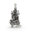 925 silver Maa Kamakhya pendant front view