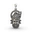 925 Silver Khatu Shyam pendant front view