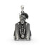 925 silver Shankar Maharaj pendant front view
