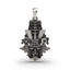 925 silver Tirupati Balaji temple pendant front view