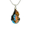 925 silver Ardhanarishvara pendant front view
