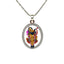 925 silver Shrinathji pendant front view