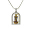 925 silver Khodiyar Maa pendant front view