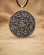 Navagraha 925 silver pendant front view