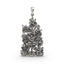 925 silver Dasmahavidya Devi pendant front view