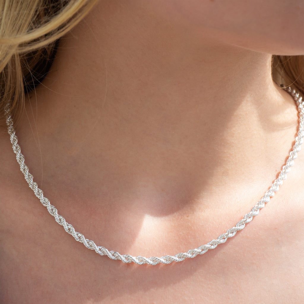 925 Silver Chain | Twisted Link Chain