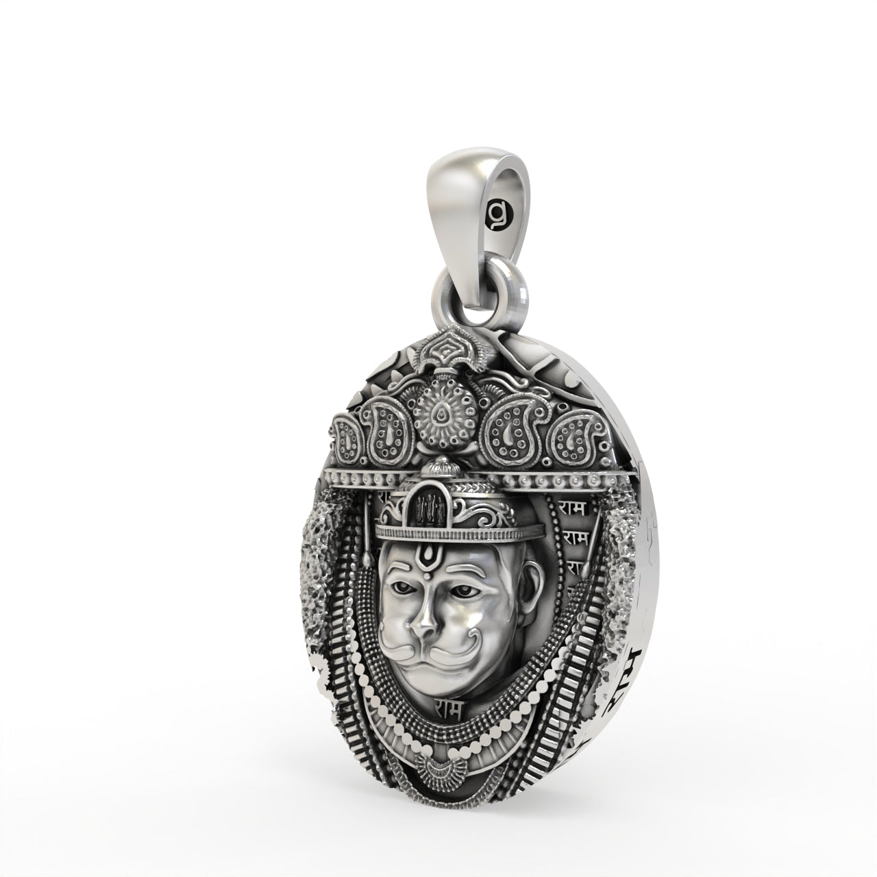 Bhurakhiya Hanuman Dada Pendant Secondary image