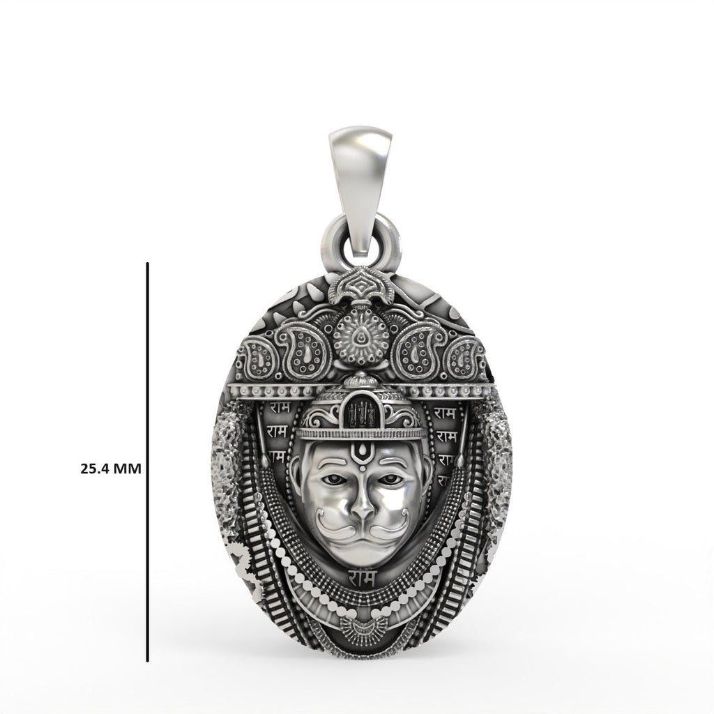 Bhurakhiya Hanuman Dada silver locket design