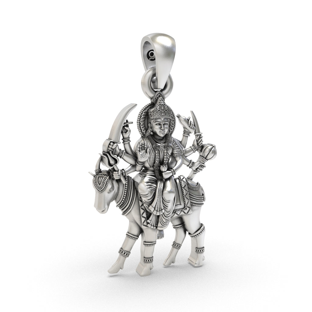 925 silver Meldi Maa pendant for devotion