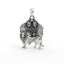 925 silver Chamunda Maa pendant front view