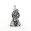 925 silver Ramdevpir pendant front view