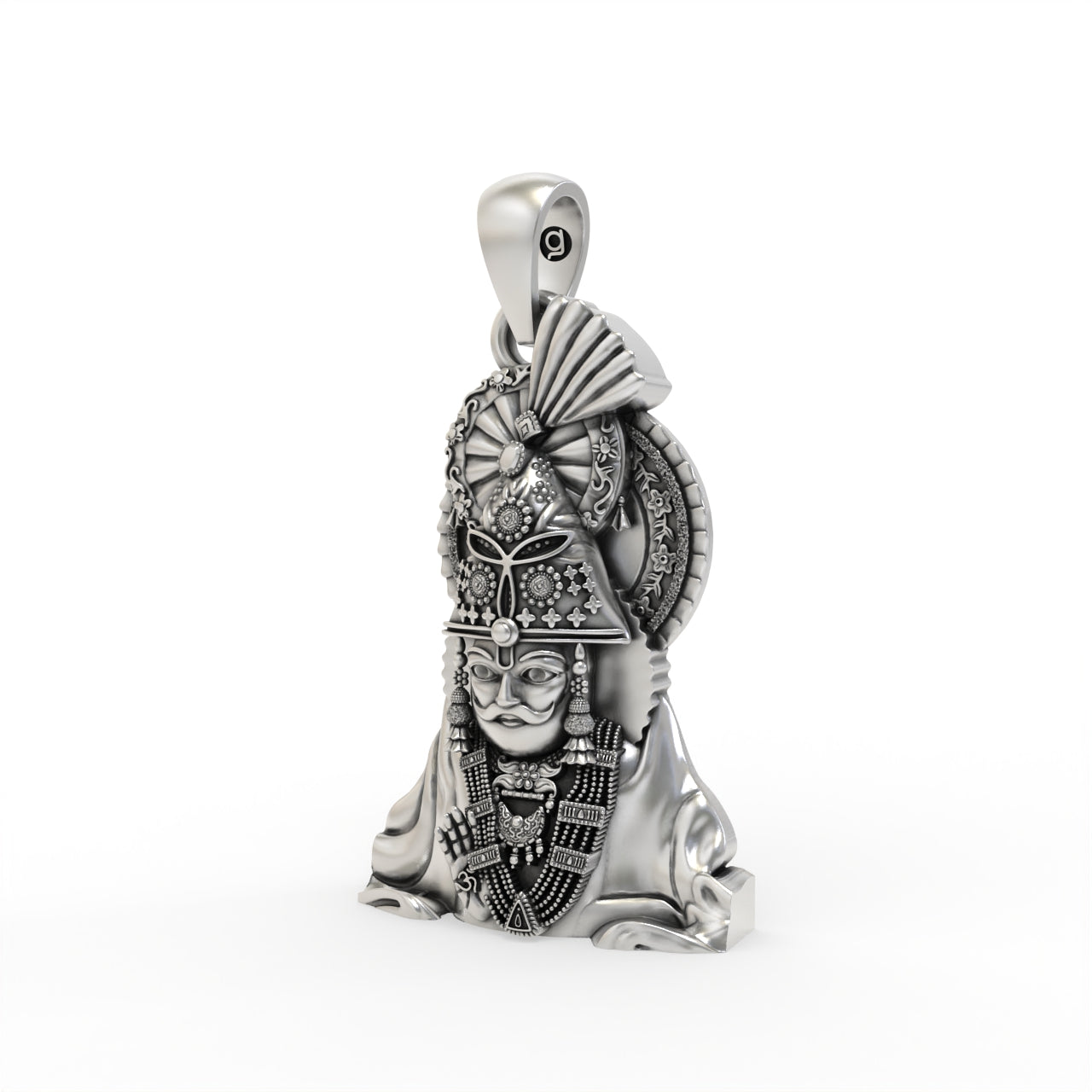 925 Silver Ramdevpir Pendant Secondary image