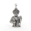 925 silver Jalaram Bapa pendant front view