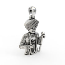 Handmade Jalaram Bapa silver pendant design