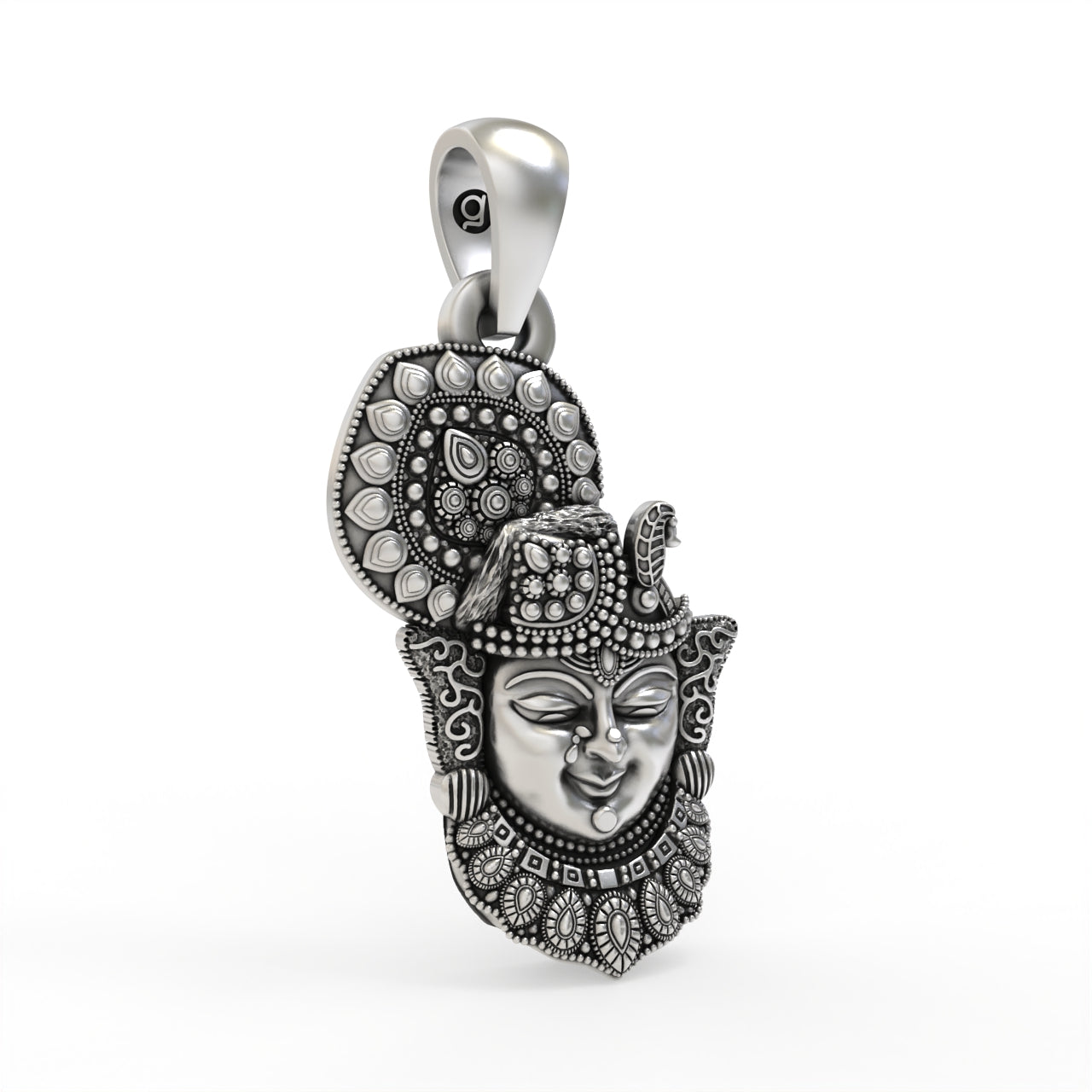 Premium 925 silver Shrinathji devotional locket