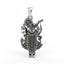 925 silver Shrinathji pendant front view