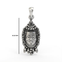925 Silver Mahakal Pendant | Lord Shiva Devotional Locket