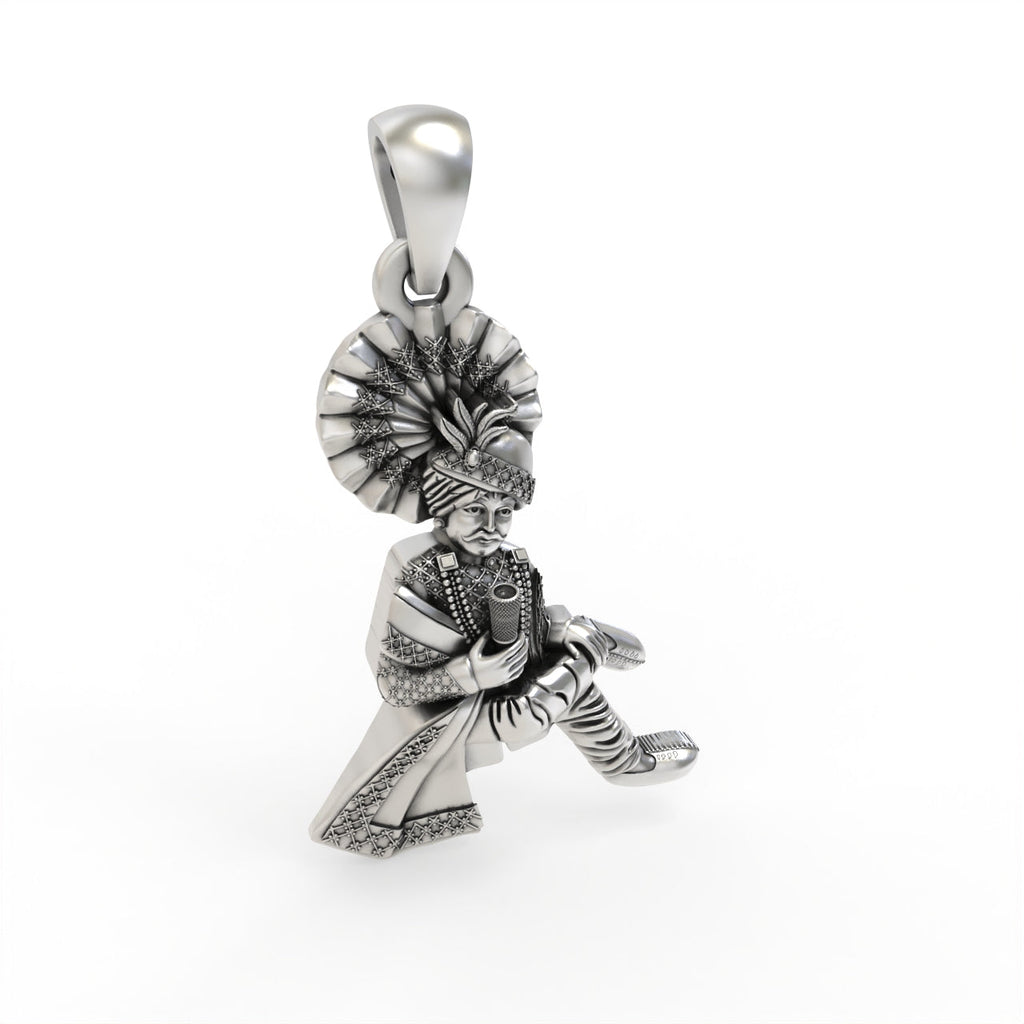 Handmade Mamadev silver pendant design