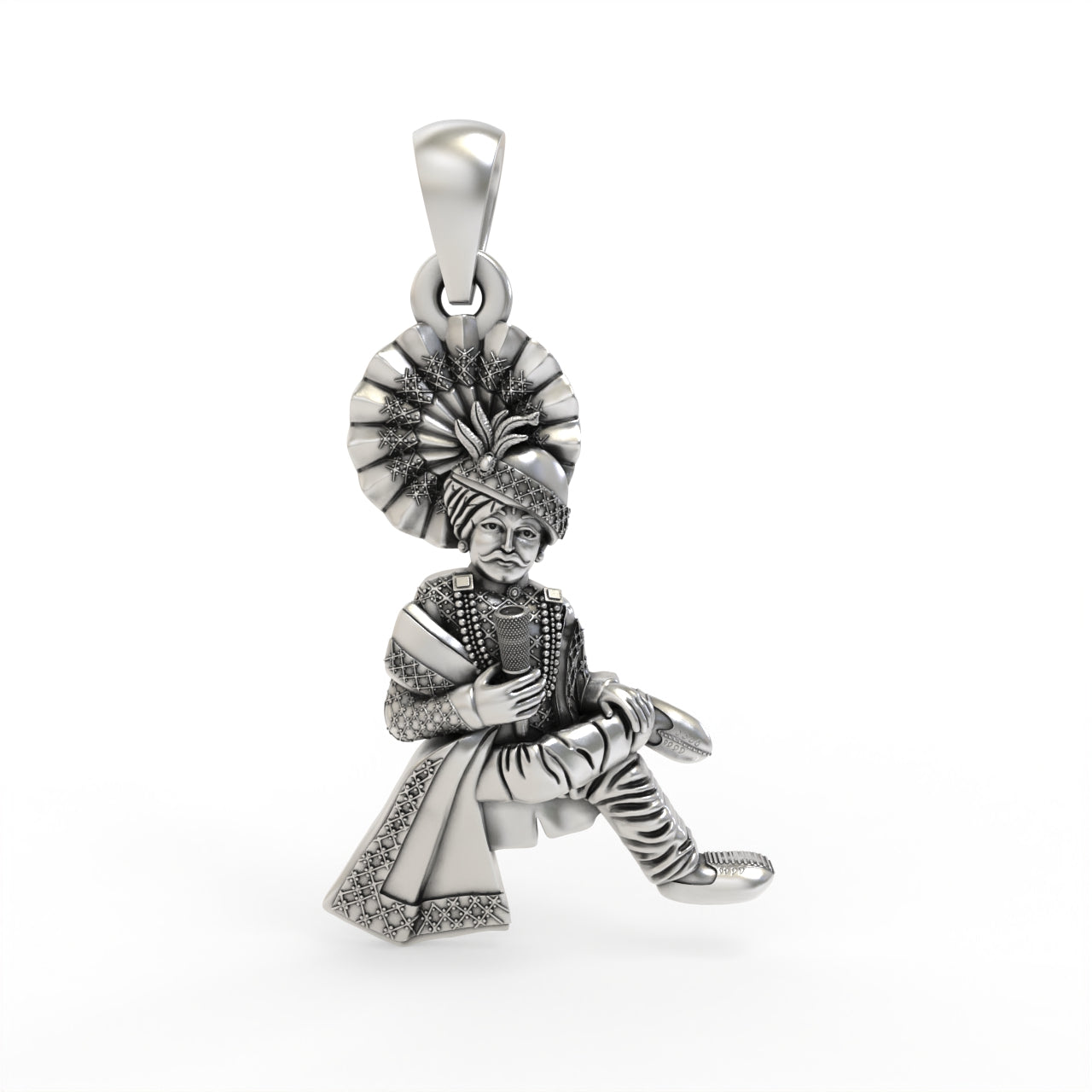 925 silver Mamadev pendant front view Main image