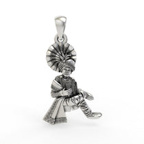 925 silver Mamadev pendant front view