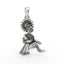 925 silver Mamadev pendant front view