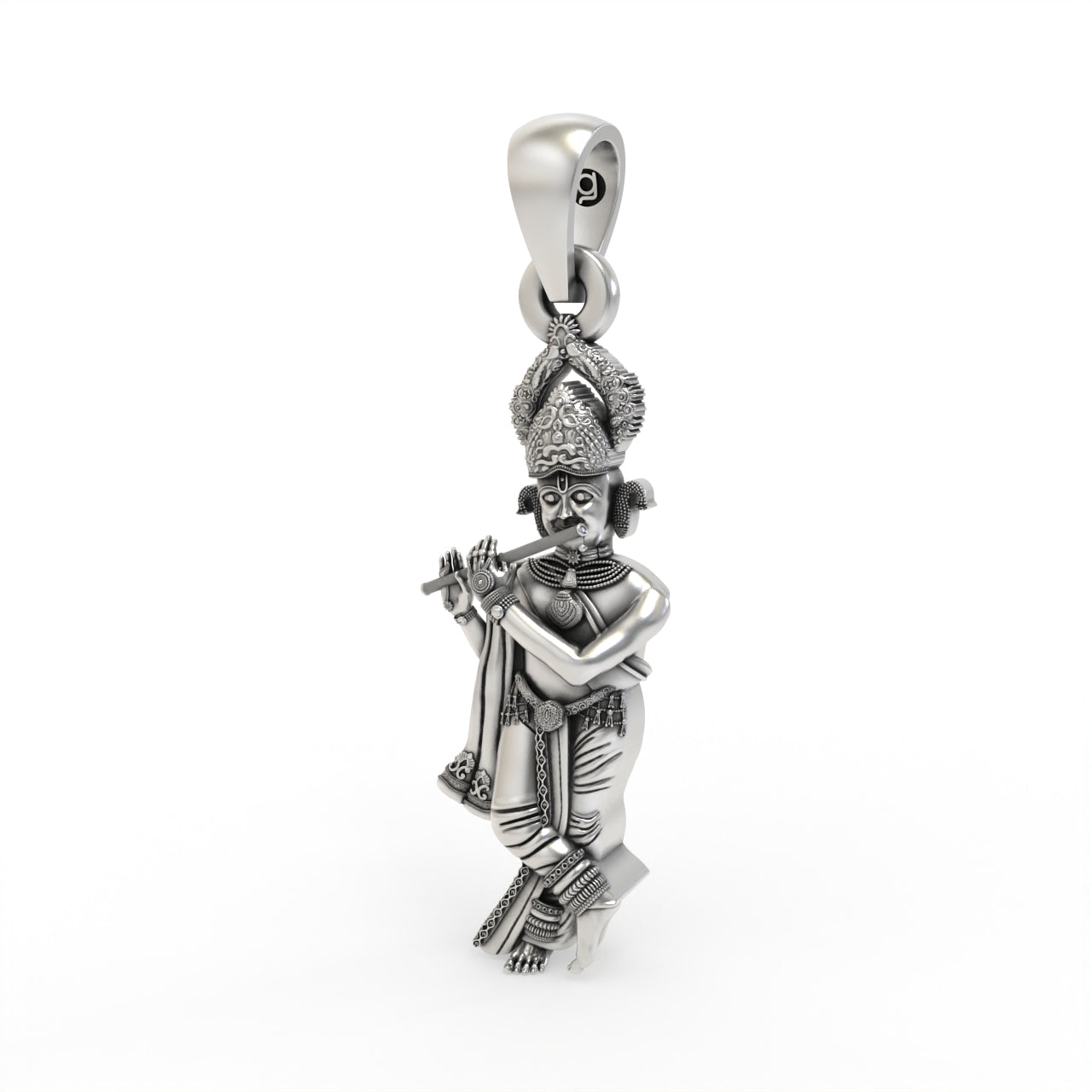 925 Silver Shree Gopinathji Maharaj Pendant Secondary image