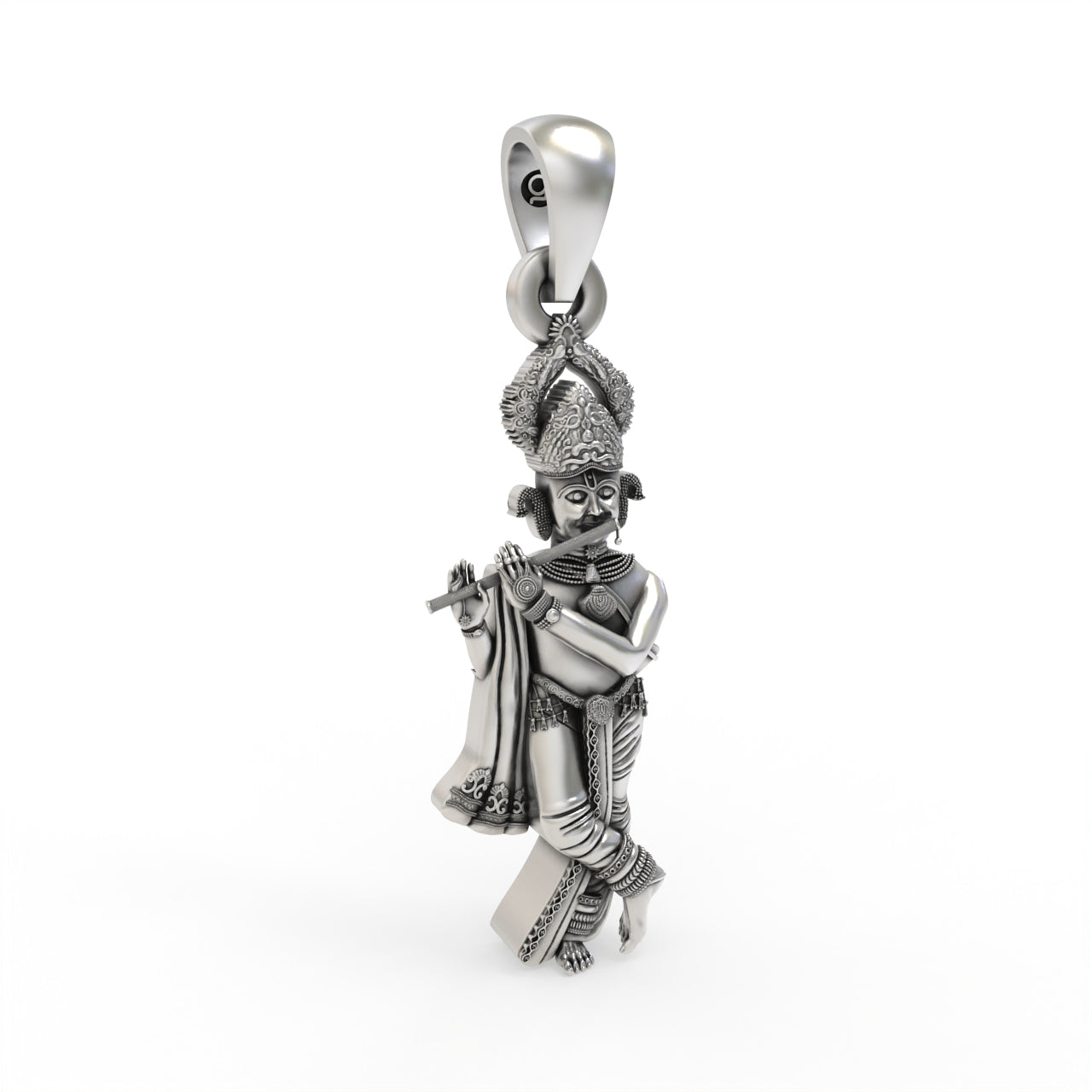 Premium 925 silver Gopinathji devotional locket