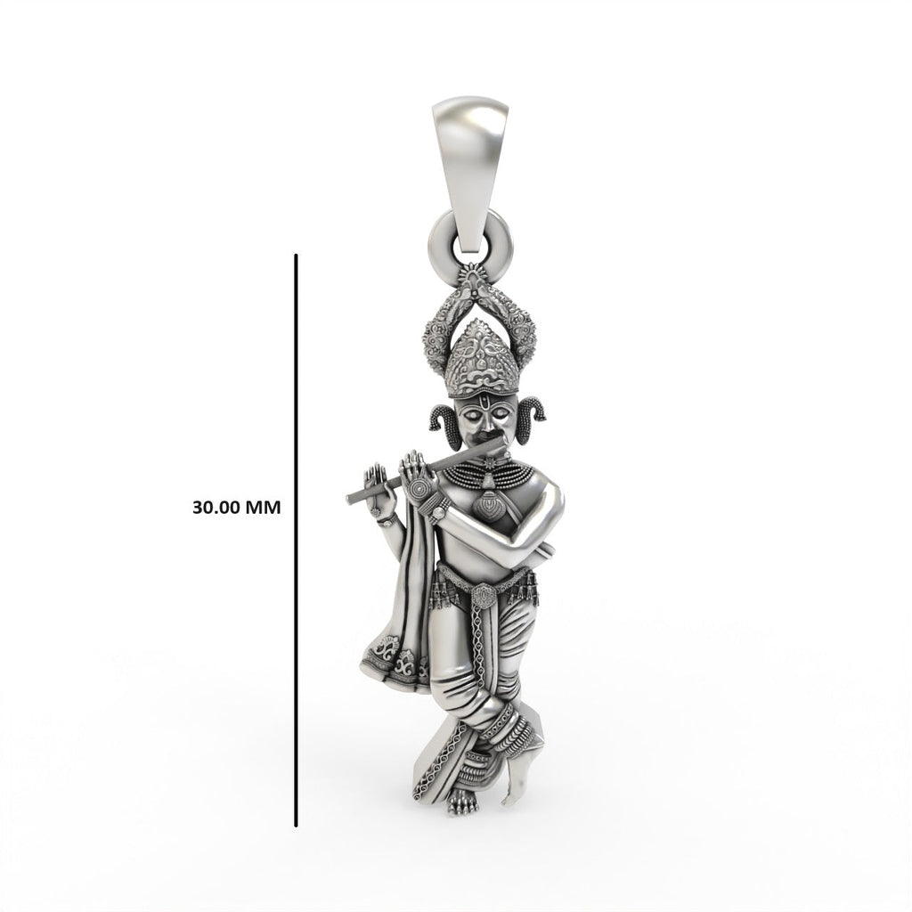 Gopinathji Maharaj silver locket for devotees