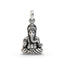 925 silver Ganpati Bapa pendant front view,