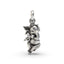 925 silver Krishna Style Ganesh pendant front view,