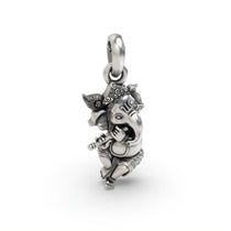 Oxidized Krishna Style Ganesh craftsmanship angle,