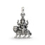 925 silver Heramba Ganesha pendant front view,