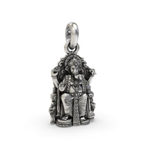 Silver Lal Bagh Ka Raja Ganesh Pendant