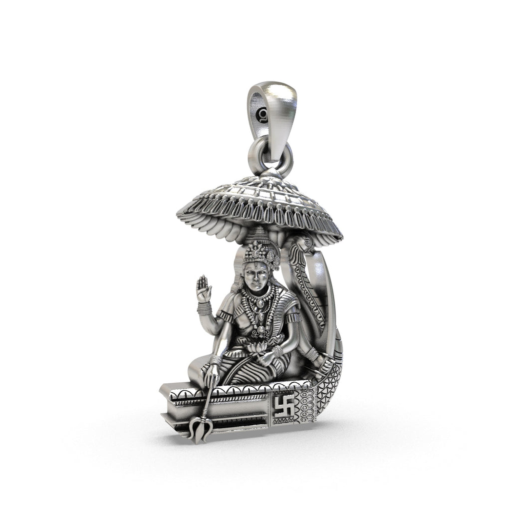 925 Silver Vahanvati Sikotar Mata Pendant