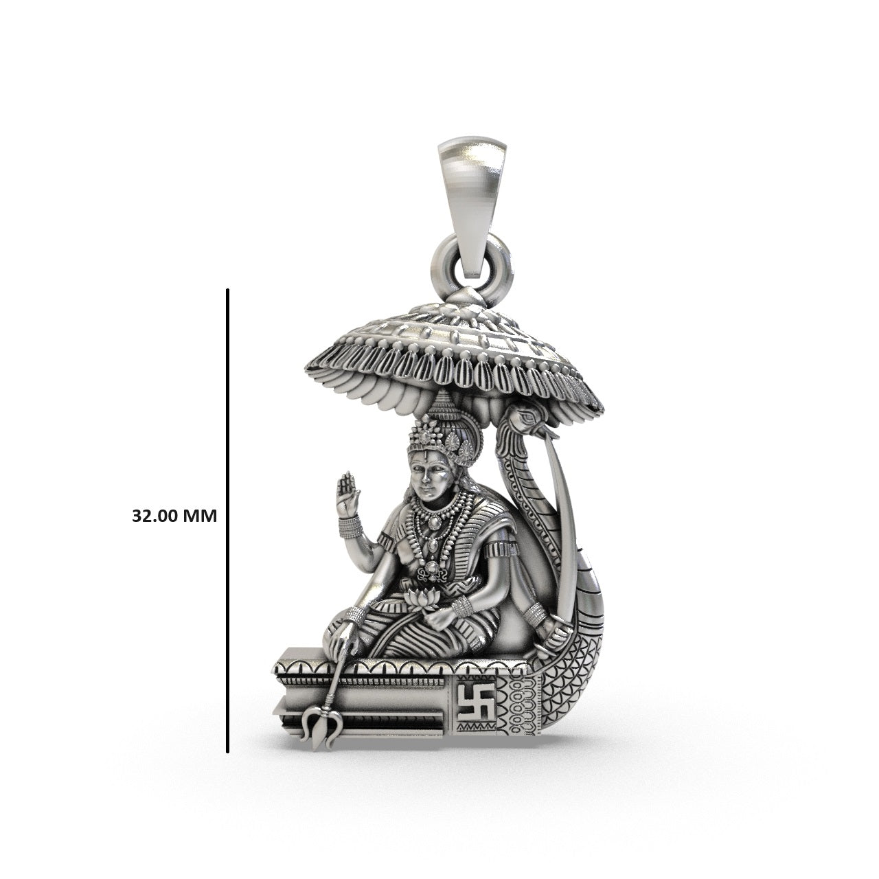 925 Silver Vahanvati Sikotar Mata Pendant