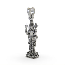 925 silver Balaji pendant for devotional wear,