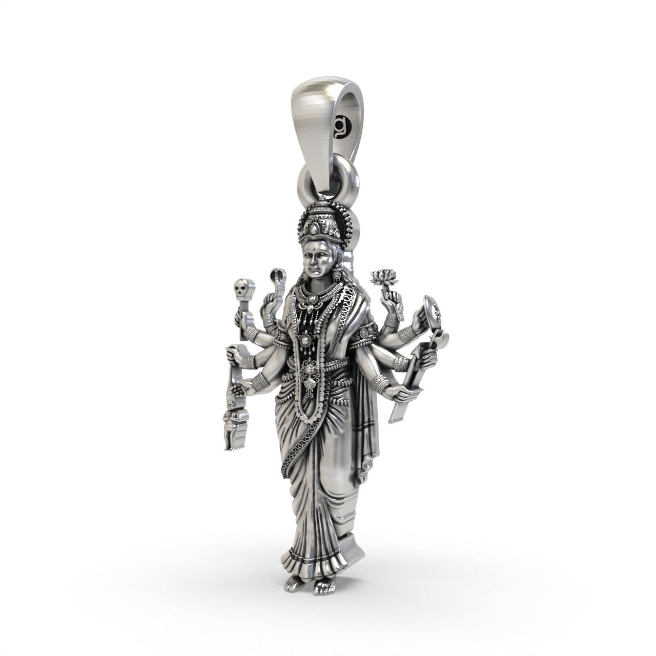 925 Silver Sadhi Maa Pendant Secondary image
