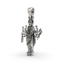 Close detail of 925 silver Sadhi Maa pendant,