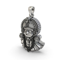 The 925 Silver Jagannath Pendant shown with its lightweight hollow back design, ideal for comfortable daily wear.