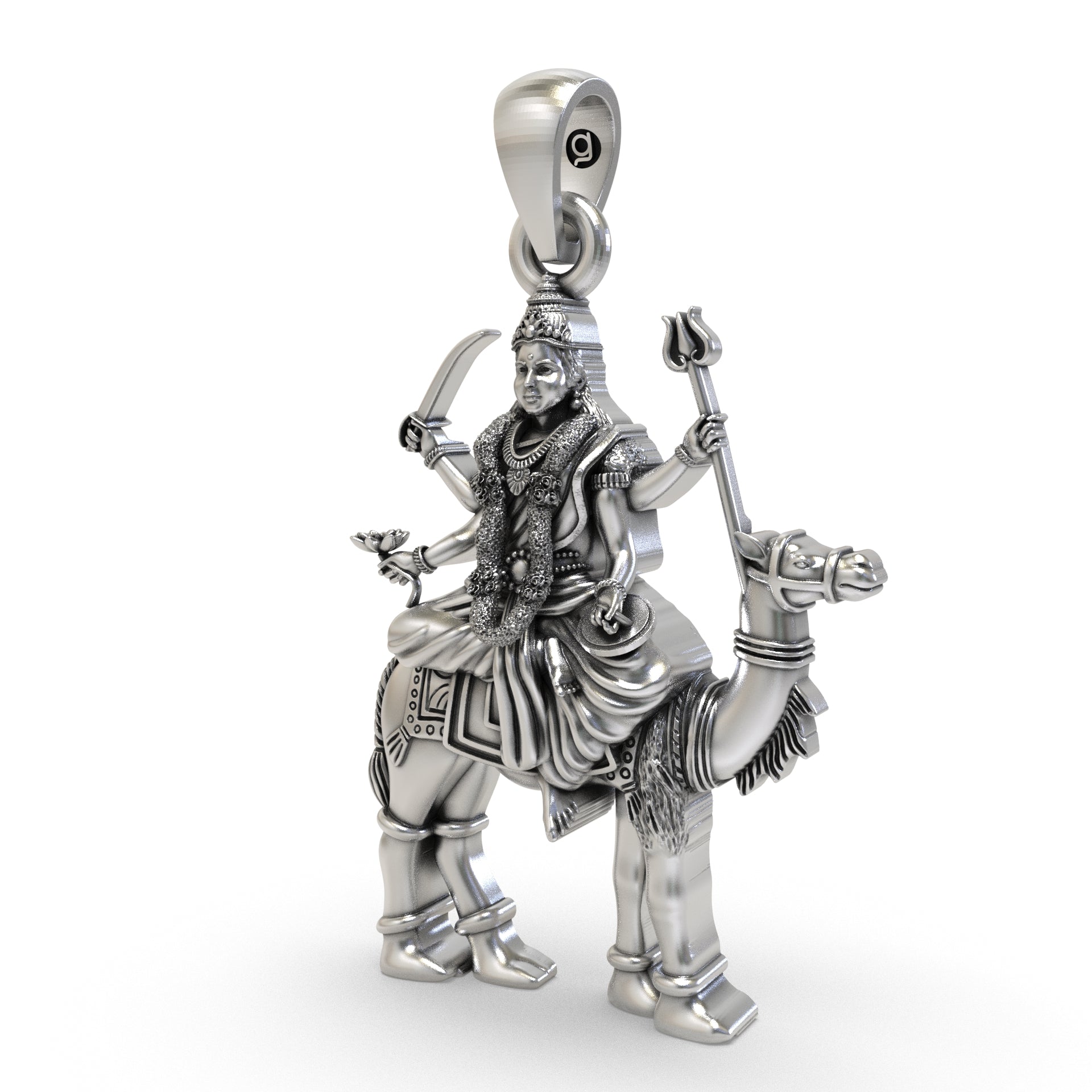 925 Sterling Silver Momai Maa Pendant Secondary image