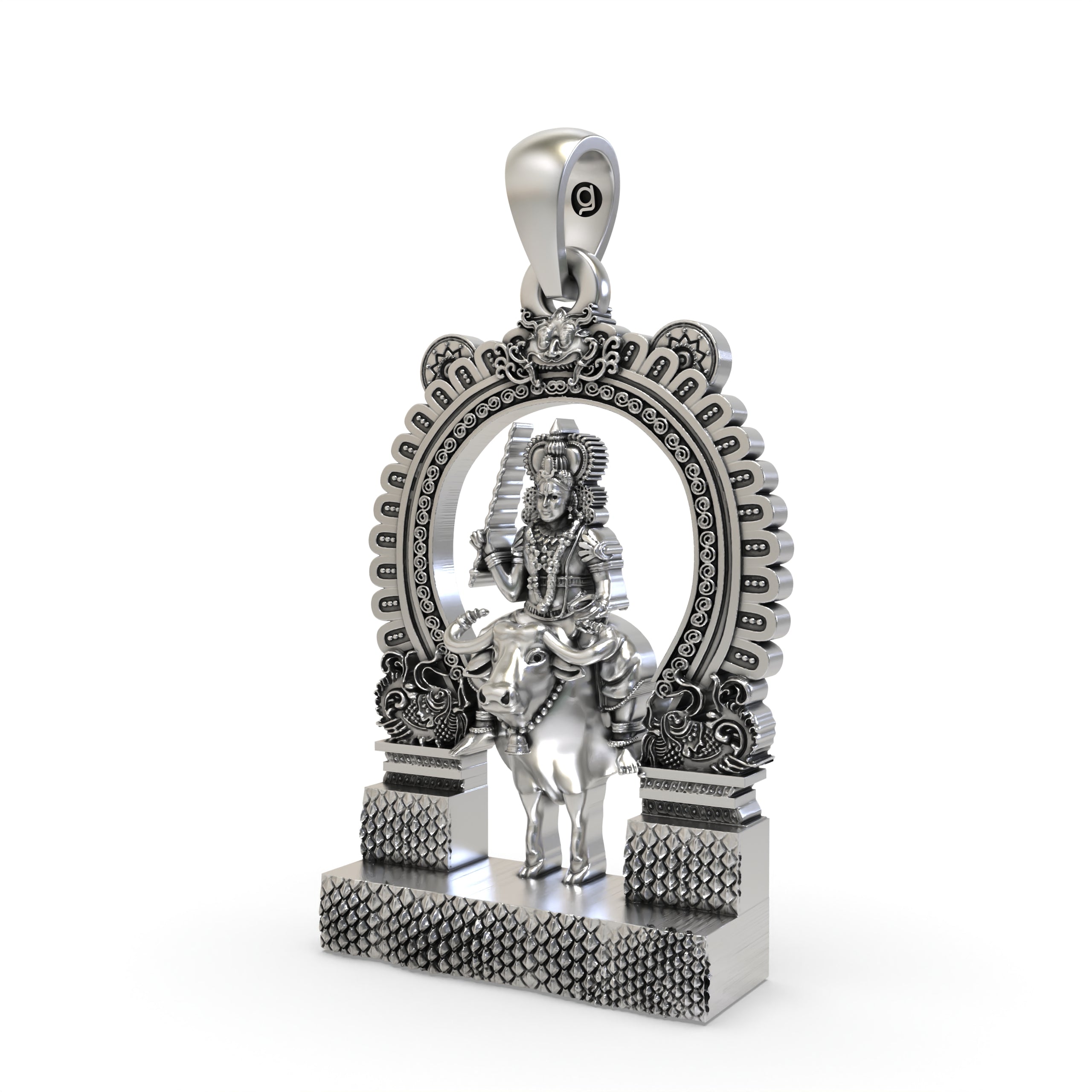 925 Silver Vishnumaya Swami Pendant – Divine Protection Amulet | Chathan Swamy Devotional Jewelry | South Indian God Pendant Secondary image