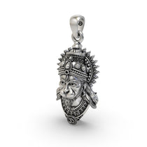 The lightweight 925 silver Hanumanji pendant with its hollow back design for comfortable daily wear and spiritual devotion.