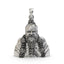 Front view of the 925 sterling silver Premanand Ji Maharaj pendant, showcasing the Guru's image for spiritual seekers.